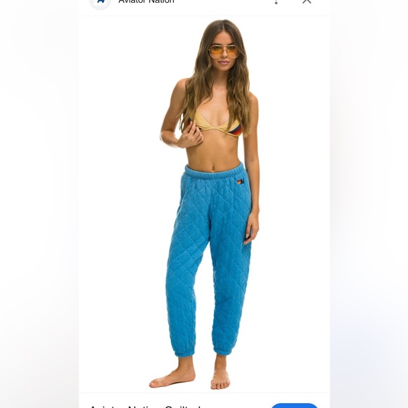 Aviator Nation Pants - New Aviator Nation Quilted Pants